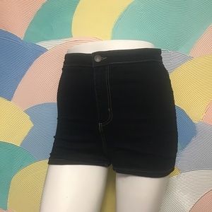 Denim co Dark Wash Shortie Short Jean sz 6